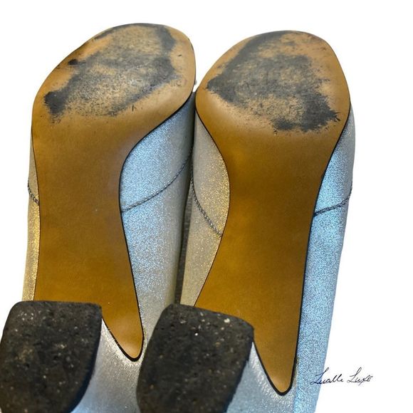 Vintage Balenciaga silver pump in box - Picture 8 of 15